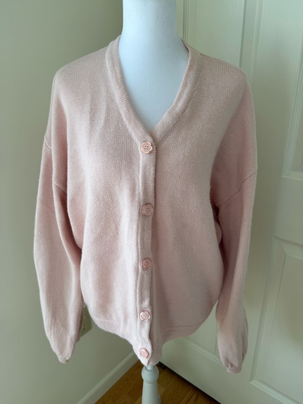 Kiki’s Delivery Service Cardigan Studio Ghibli Pink Embroidered Cat Sweater XL - Picture 2 of 11